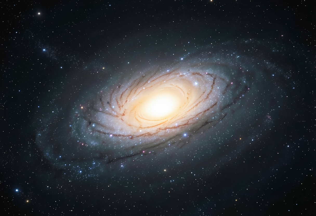 Andromeda Galaxy — AI Illustration